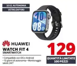 Comet Huawei watch fit 4 smartwatch offerta