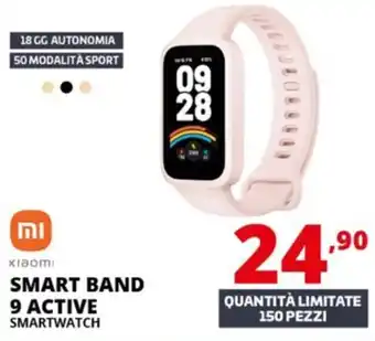 Comet Xiaomi smart band 9 active smartwatch offerta