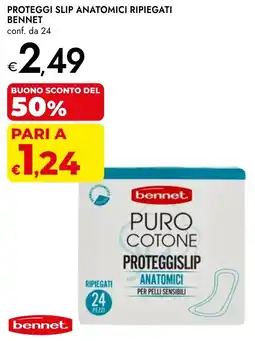 Bennet Proteggi slip anatomici ripiegati BENNET offerta