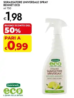 Bennet Sgrassatore universale spray BENNET ECO offerta