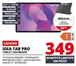Comet Lenovo IDEA TAB PRO TABLET ZAE40020SE offerta