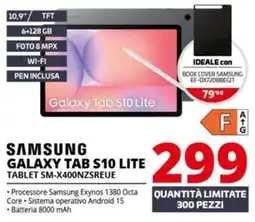 Comet SAMSUNG GALAXY TAB S10 LITE TABLET SM-X400NZSREUE offerta