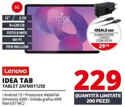Comet Lenovo IDEA TAB TABLET ZAFM0112SE offerta