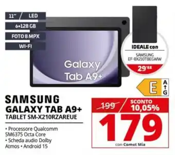 SAMSUNG GALAXY TAB A9+ TABLET SM-X210RZAREUE