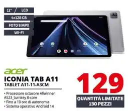 Comet acer ICONIA TAB A11 TABLET A11-11-A3CM offerta