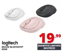 Comet logitech MOUSE BLUETOOTH M240 offerta