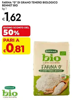 Bennet Farina "o" di grano tenero biologico BENNET BIO offerta