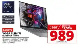 Comet Lenovo YOGA SLIM 71 NOTEBOOK 14IMH9 offerta