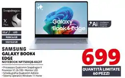 Comet SAMSUNG GALAXY BOOK4 EDGE NOTEBOOK NP750XQB-KA2IT offerta