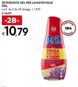 Bennet Detergente gel per lavastoviglie PRIL offerta