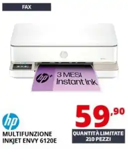 Comet hp MULTIFUNZIONE INKJET ENVY 6120E offerta