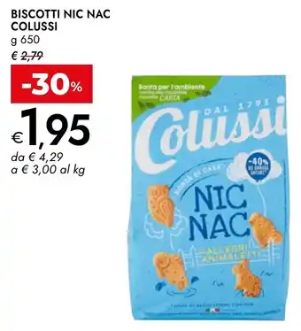 Bennet Biscotti nic nac COLUSSI offerta