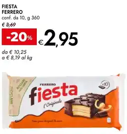 Bennet Fiesta FERRERO conf. da 10 offerta