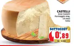 Sigma CASTELLI Gran Castelli Formaggio stag. 14 mesi offerta