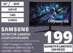 Comet SAMSUNG MONITOR GAMING LS32CG552EUXEN offerta