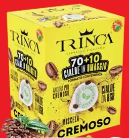Sigma Trinca caffè in cialde miscela cremosa pz 70+10 offerta