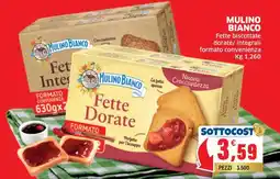 Sigma MULINO BIANCO Fette biscottate dorate/integrali formato convenienza offerta
