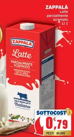 Sigma ZAPPALÀ Latte parzialmente scremato offerta