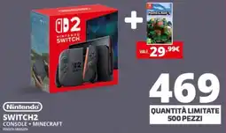 Comet Nintendo switch2 console + minecraft offerta