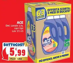 Sigma ACE Det. Lavatr. Liq. offerta