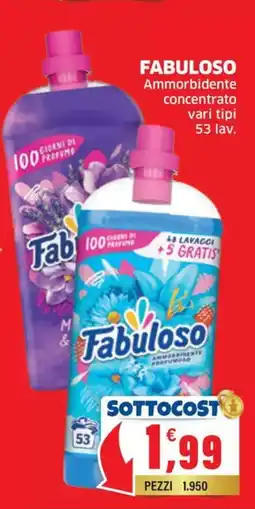 Sigma FABULOSO Ammorbidente concentrato offerta