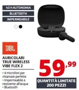 Comet Jbl auricolari true wireless vibe flex 2 offerta