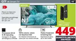 Comet SAMSUNG Q7F 4K Smart TV 50" offerta