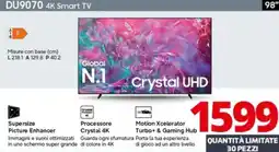 Comet SAMSUNG DU9070 4K Smart TV 98" offerta