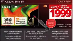 Comet LG 83" OLED AI Serie B5 OLED83B56 offerta