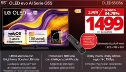 Comet LG 55" OLED evo Al Serie G5S OLED55G56 offerta