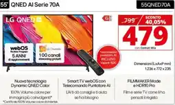 Comet LG 55" QNED AI Serie 70A 55QNED70A offerta