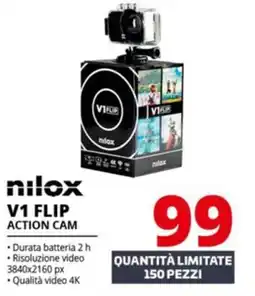 Comet nilox V1 flip action cam offerta