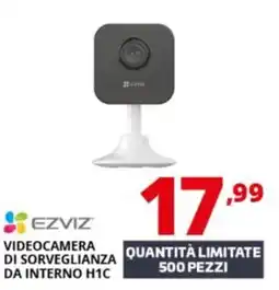 Comet Ezviz videocamera di sorveglianza da interno H1C offerta