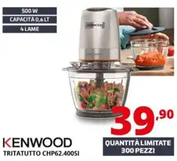 Comet KENWOOD TRITATUTTO CHP62.400SI offerta