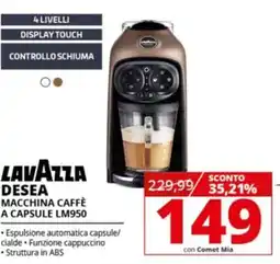 Comet LAVAZZA DESEA MACCHINA CAFFÈ A CAPSULE LM950 offerta