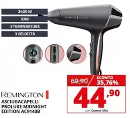Comet REMINGTON ASCIUGACAPELLI PROLUXE MIDNIGHT EDITION AC9140B offerta