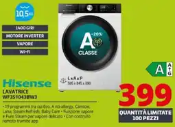 Comet Hisense LAVATRICE WF3S1043BW3 offerta
