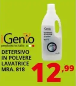 Comet Genio detersivo in polvere lavatrice MRA. 818 offerta