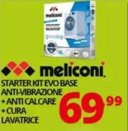 Comet meliconi starter kit evo base anti-vibrazione offerta
