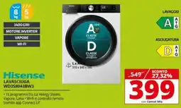 Comet Hisense LAVASCIUGA WD3S8043BW3 offerta
