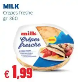 Sigma MILK Crepes freshe offerta