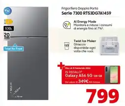 Comet SAMSUNG Frigorifero Doppia Porta Serie 7300 RT53DG7A14S9 offerta