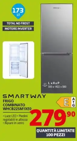 Comet SMARTWAY FRIGO COMBINATO WHCB22SM1XEO offerta