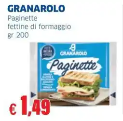 Sigma GRANAROLO Paginette fettine di formaggio offerta