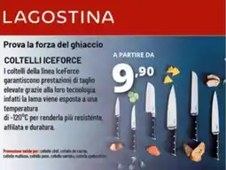 Comet Lagostina prova la forza del ghiaccio coltelli iceforce offerta