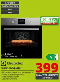 Comet Electrolux FORNO EOF4P46TX2 offerta
