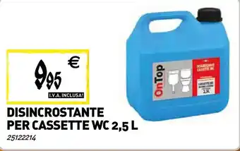 Disincrostante per cassette wc