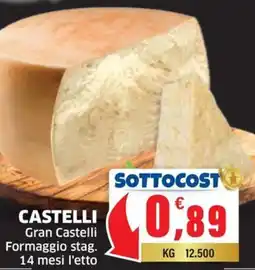 Sigma CASTELLI Gran Castelli Formaggio stag. 14 mesi offerta