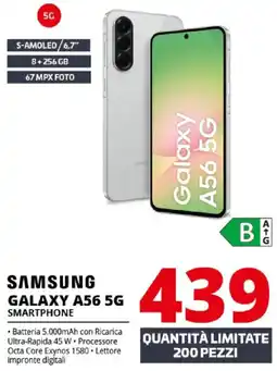 Comet SAMSUNG GALAXY A56 5G Smartphone offerta