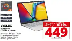 Comet ASUS Notebook E1504FA-BQ2422W offerta